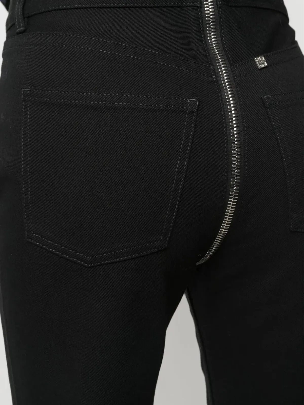 Givenchy スリムカット ジップディテール デニムジーンズ - 画像5