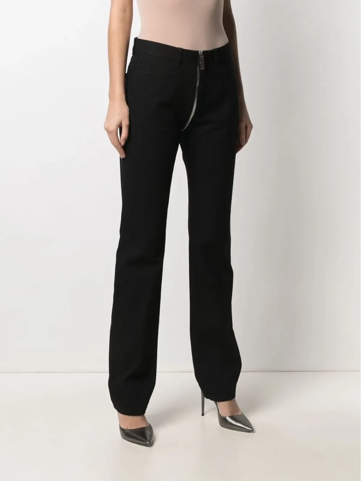 Givenchy スリムカット ジップディテール デニムジーンズ - 画像3