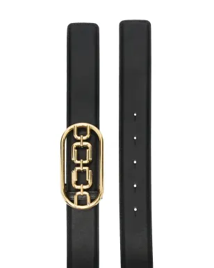 Elisabetta Franchi チェーンリンクバックルベルト ブラック - サムネイル2