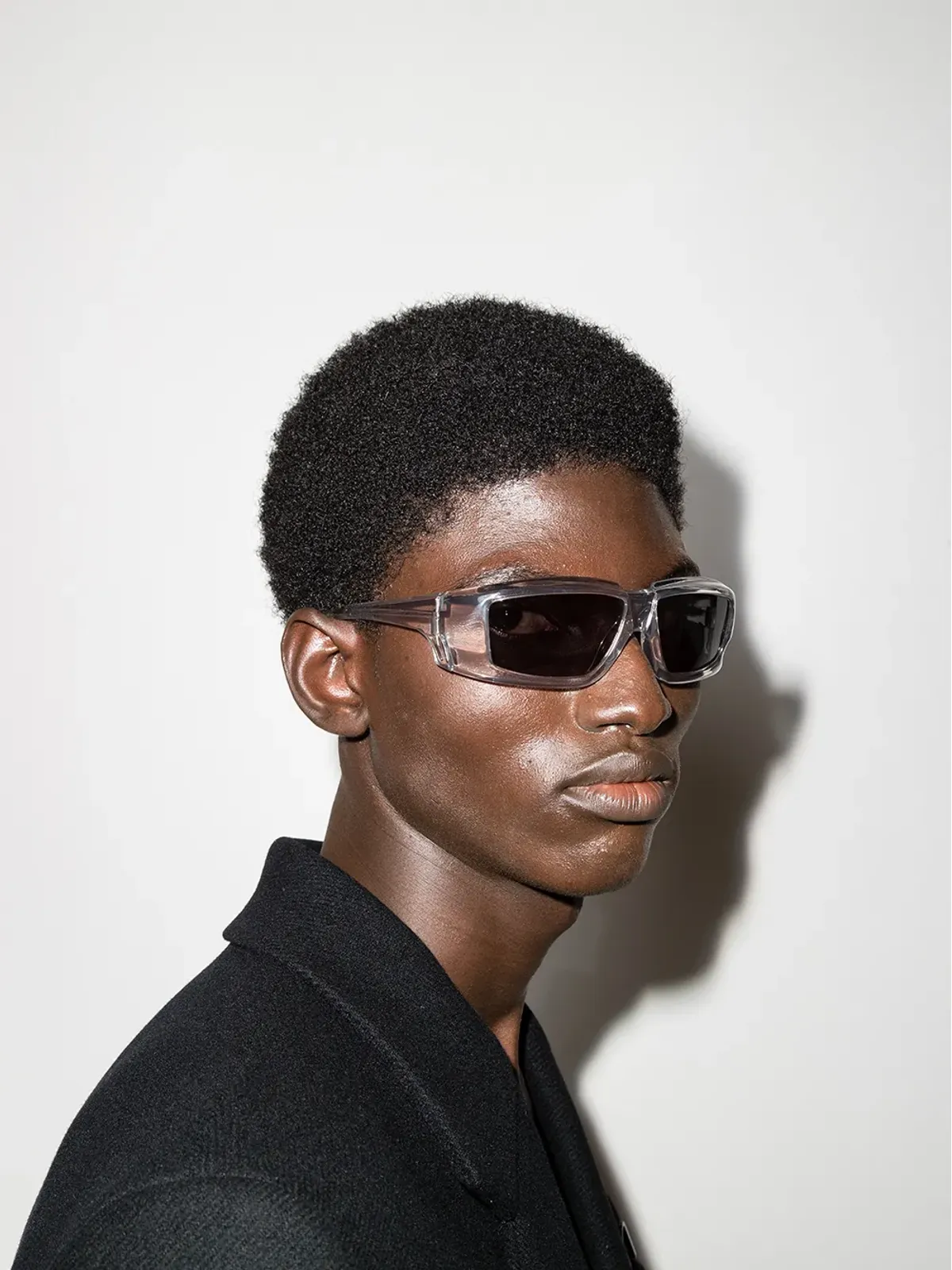 Rick Owens スクエアフレーム サングラス - 画像2