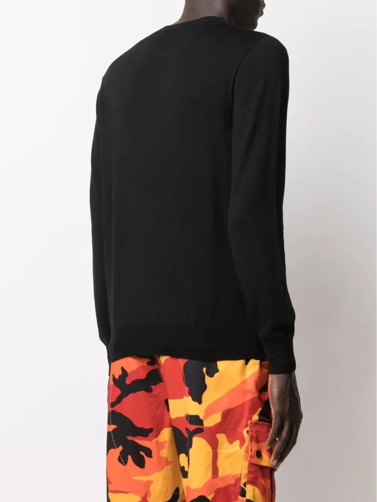 DSQUARED2 ロゴ入りインターシャニットジャンパー - ブラック - 画像4