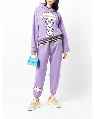 Natasha Zinko slogan-patch track trousers - サムネイル2