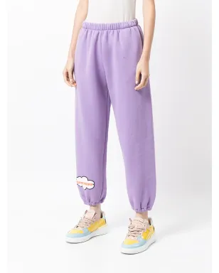 Natasha Zinko slogan-patch track trousers - サムネイル3