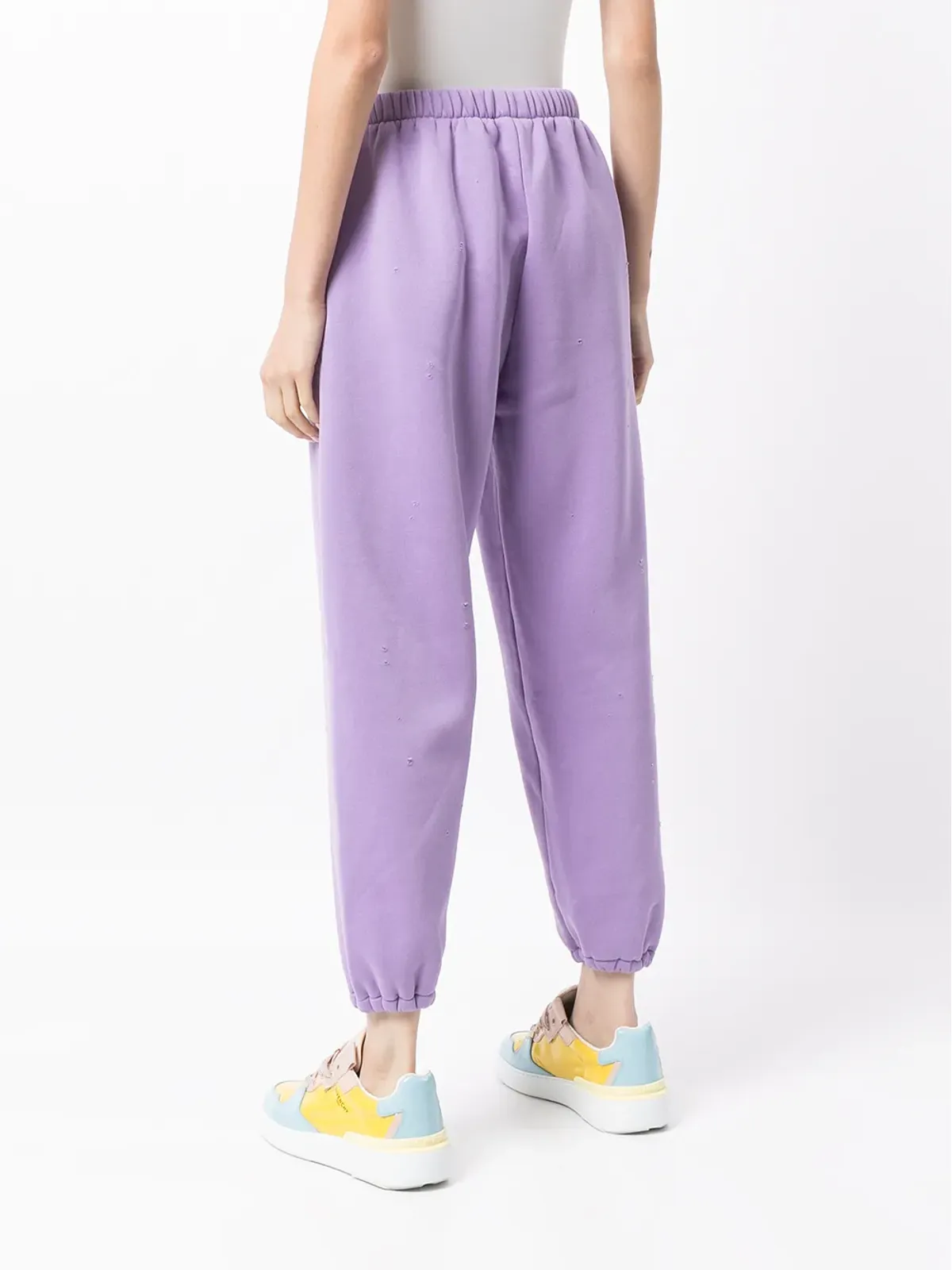 Natasha Zinko slogan-patch track trousers - 画像4