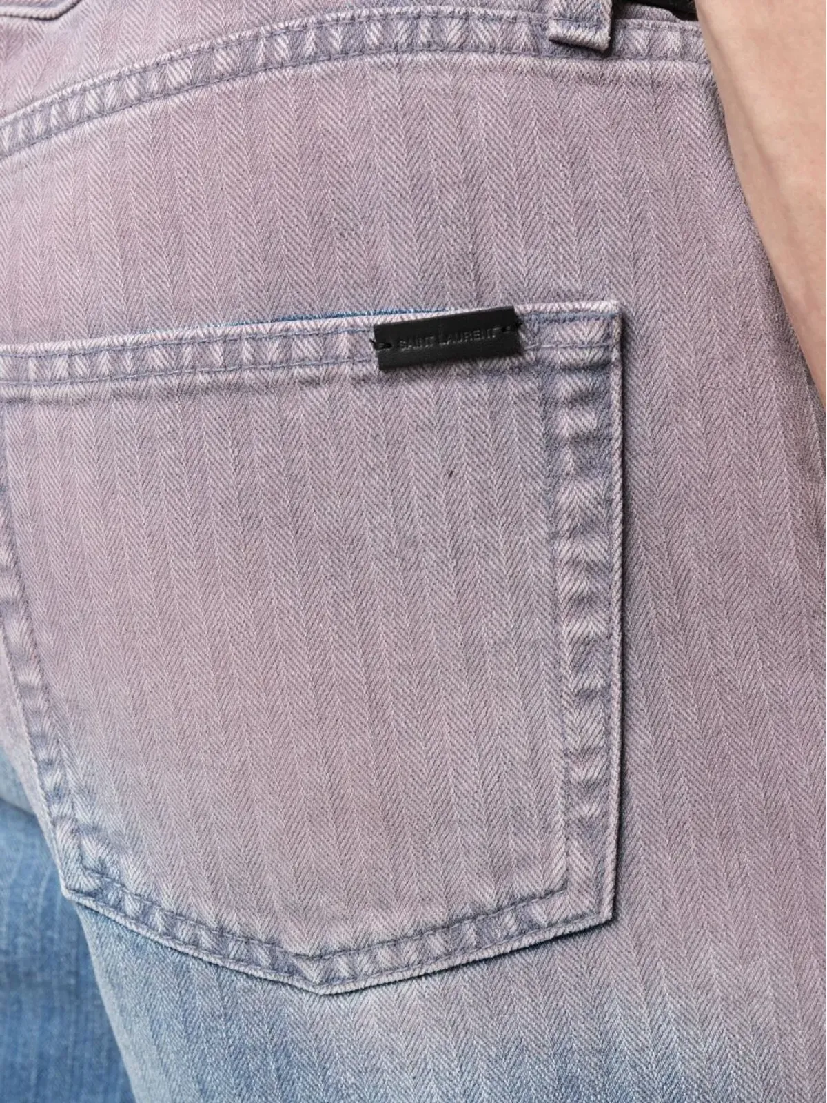 Saint Laurent グラデーションデニムショーツ - 画像5
