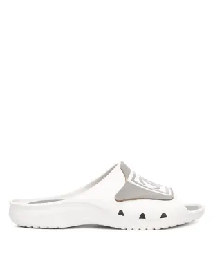 CHANEL Pre-Owned 1990s Sports CC printed slides - White - サムネイル1