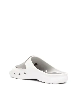 CHANEL Pre-Owned 1990s Sports CC printed slides - White - サムネイル3
