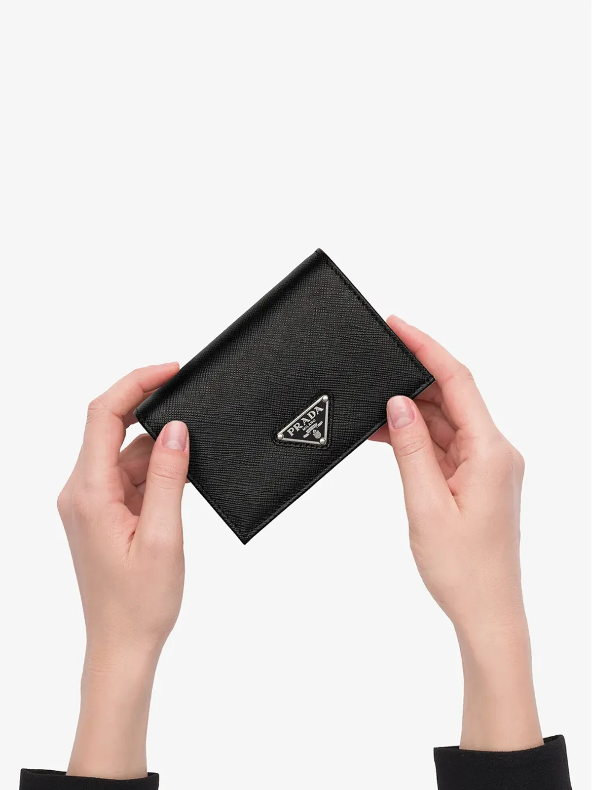 Prada トライアングルロゴ 長方形ウォレット - 画像4
