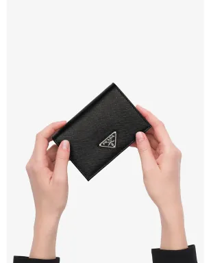 Prada トライアングルロゴ 長方形ウォレット - サムネイル4
