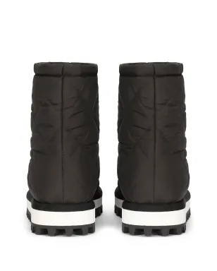 Dolce & Gabbana ロゴパッチ付きパディッドブーツ ブラック - サムネイル3