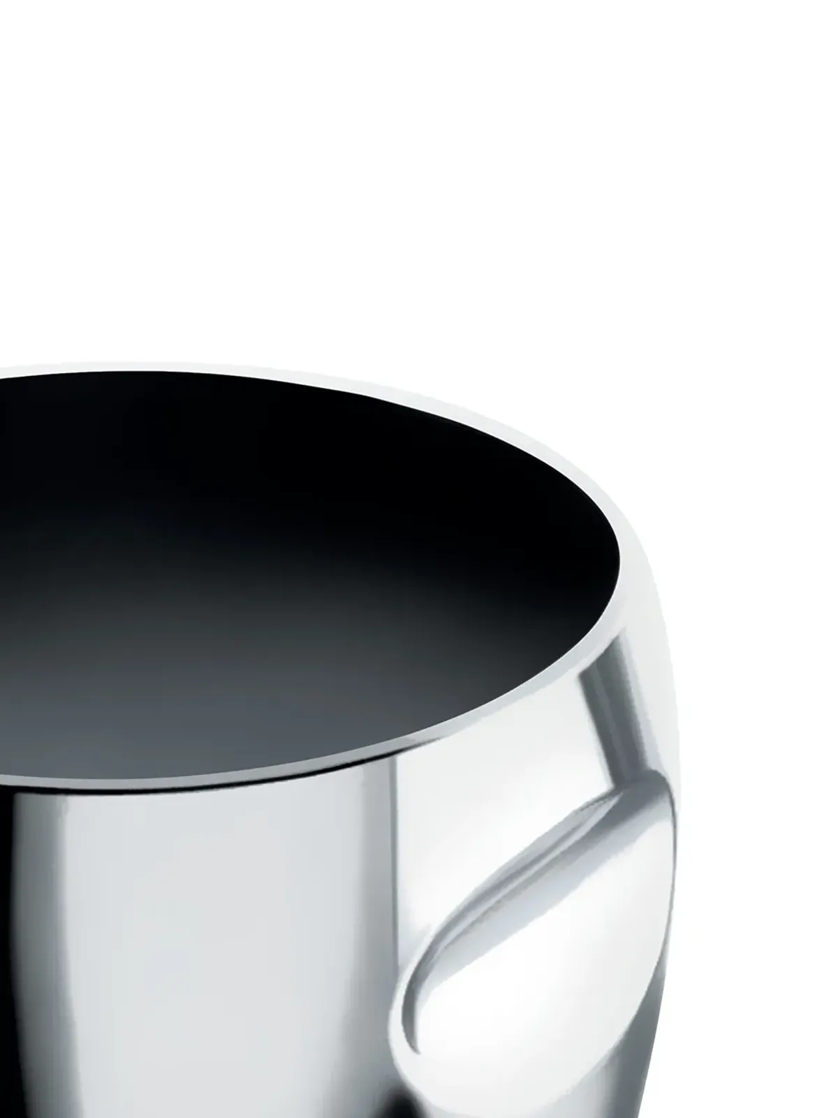 Alessi ワイン用ポリッシュドスチール クーラー - シルバー - 画像2