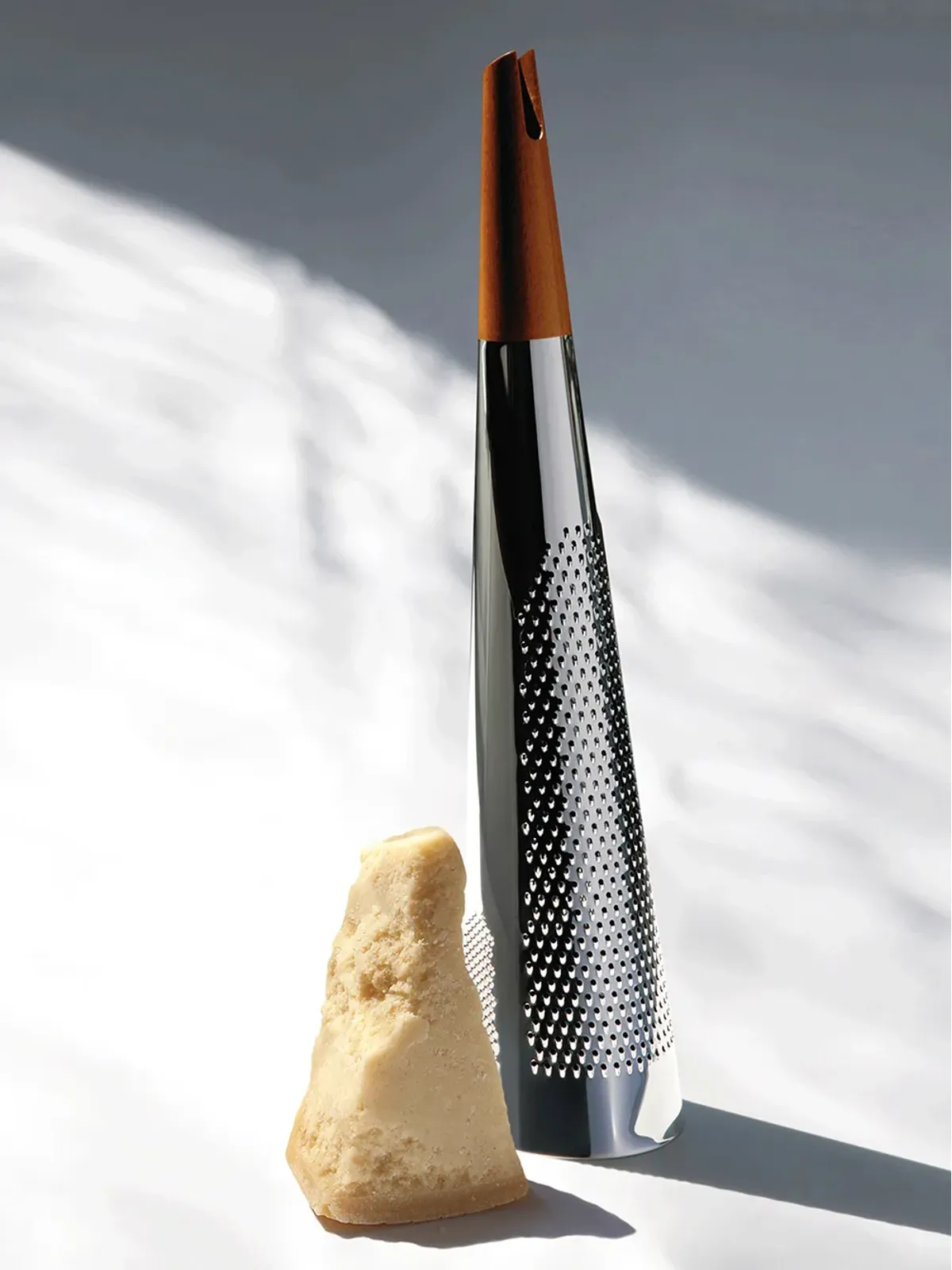 Alessi Todo long cone-shape grater - Silver - 画像3