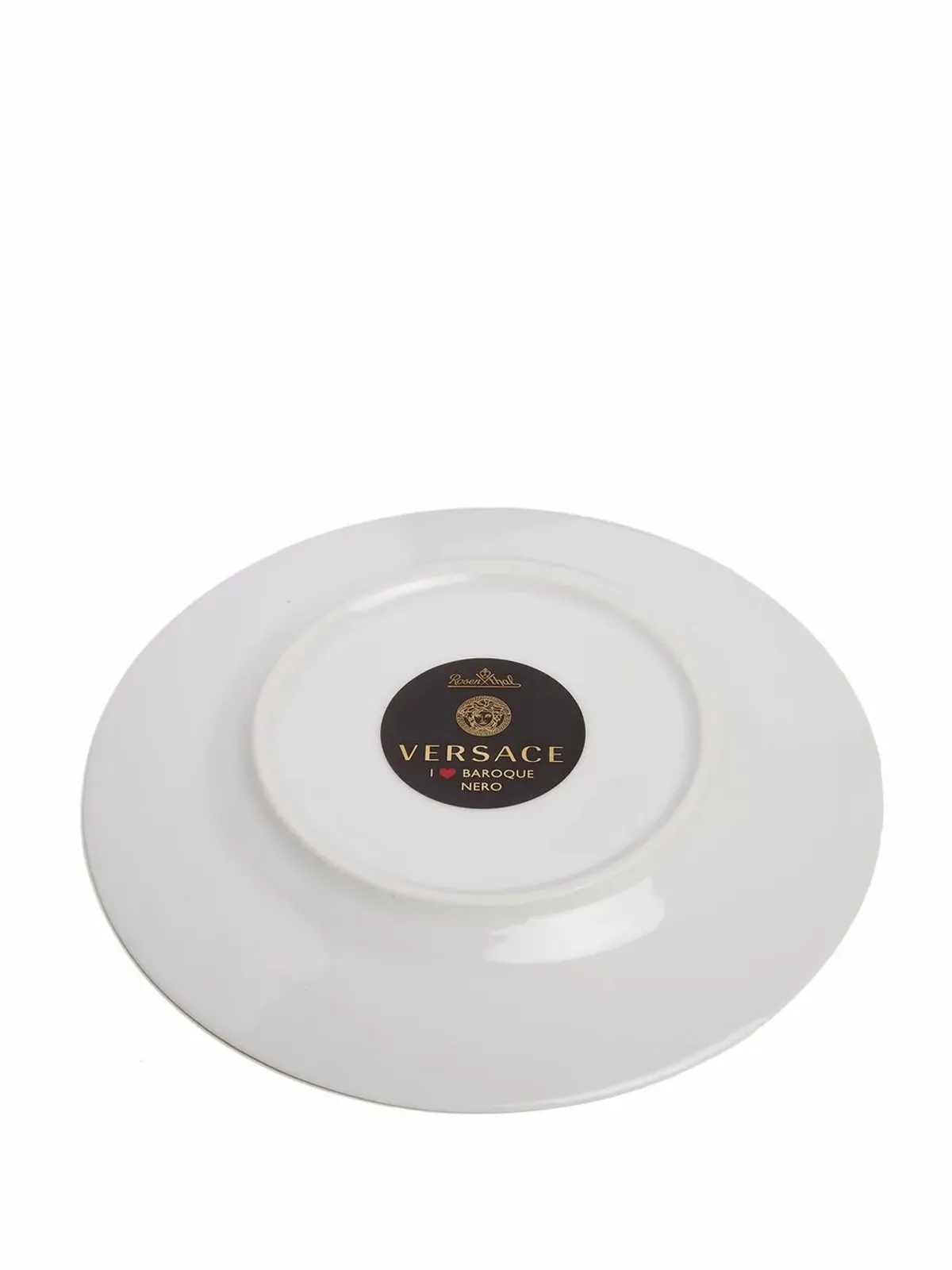 Versace Baroque Nero plate - White - 画像4