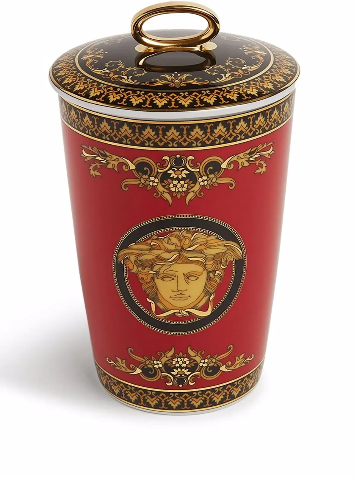 Versace メデューサ香り付きキャンドルセット - レッド - 画像1