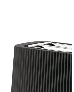 Alessi Plissé tonal toaster - Black - サムネイル3