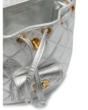CHANEL Pre-Owned CCターンロック バックパック - シルバー - サムネイル5