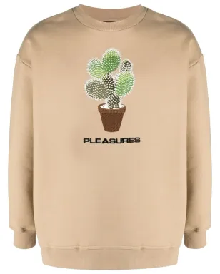 Pleasures Spike embroidery rib-trimmed sweatshirt - サムネイル1