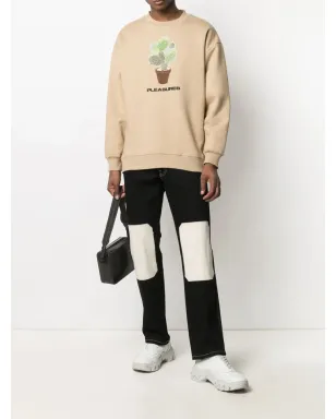 Pleasures Spike embroidery rib-trimmed sweatshirt - サムネイル2