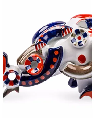 Sargadelos ロースター GG2 磁器フィギュア - サムネイル2