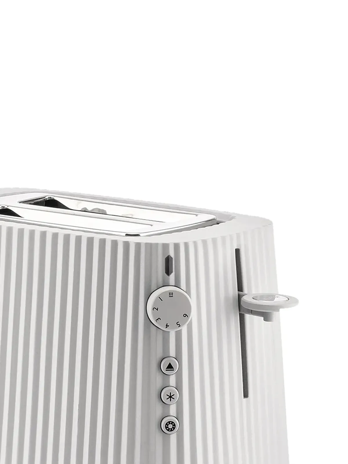 Alessi プリッセ リブデザイン トースター - ホワイト - 画像2