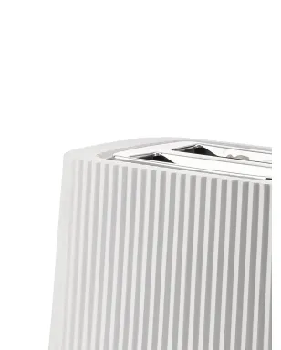 Alessi プリッセ リブデザイン トースター - ホワイト - サムネイル3