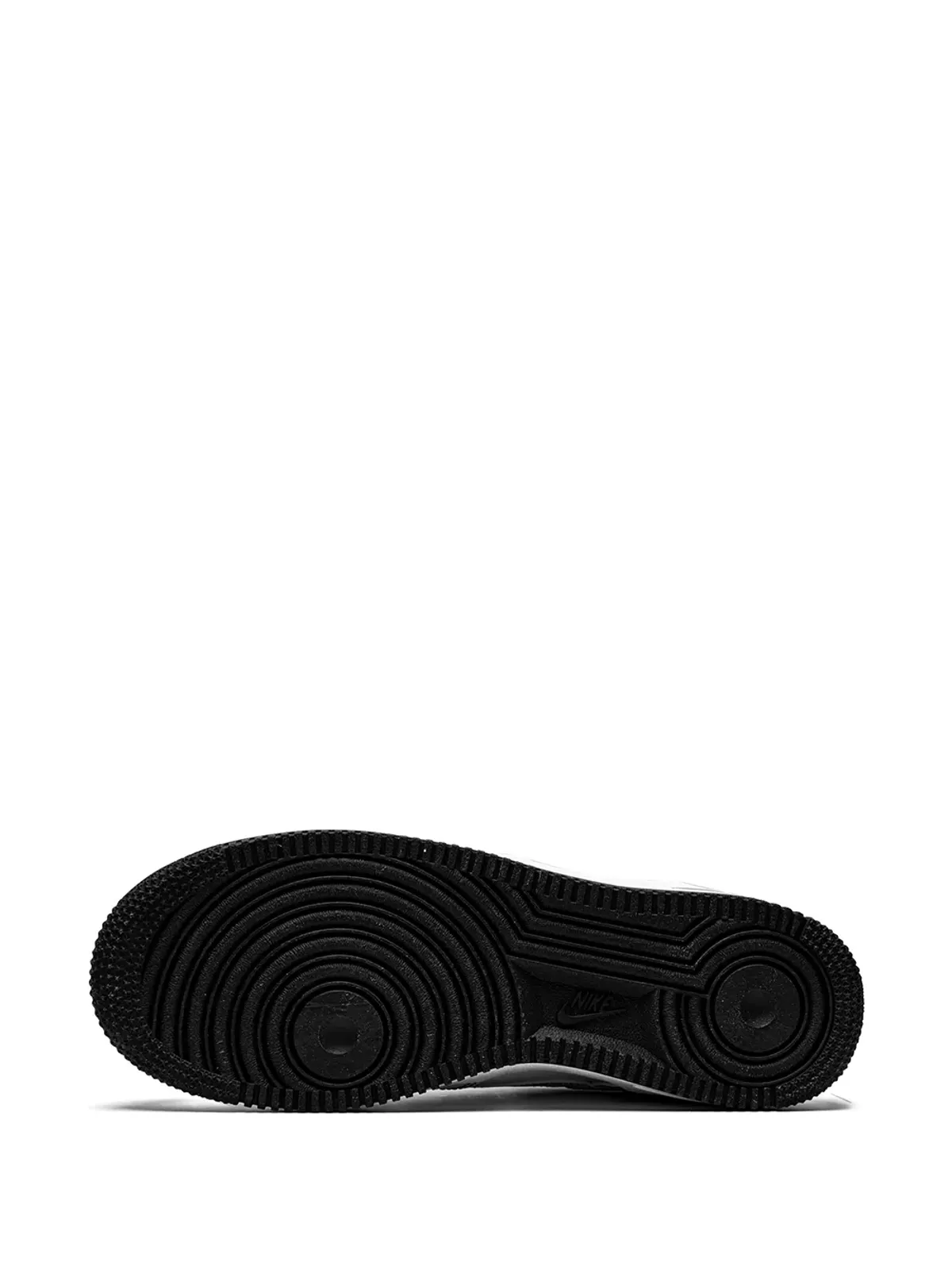 Nike Kids エアフォース1 ロー07 コントラストステッチ ホワイト/ブラック スニーカー - 画像4
