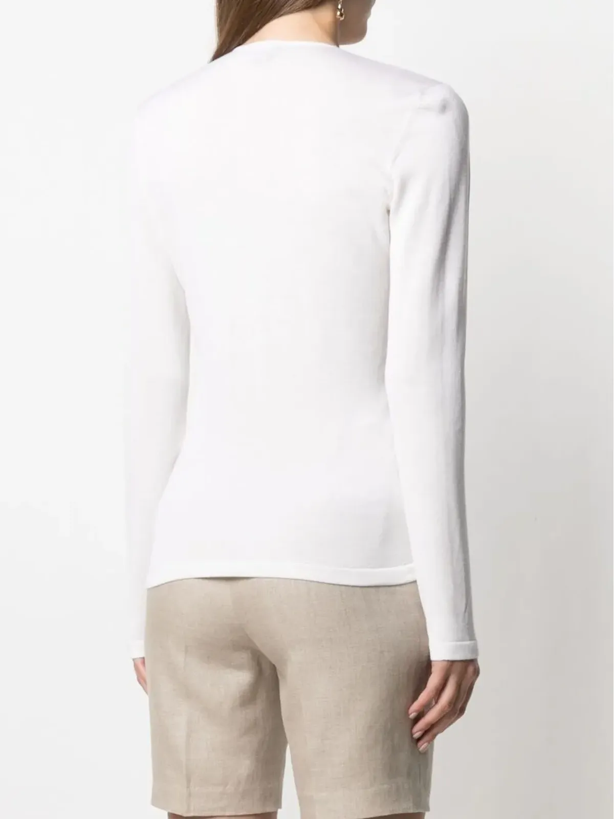 TOM FORD プランジネック ツイストディテール ニットトップ - 画像4