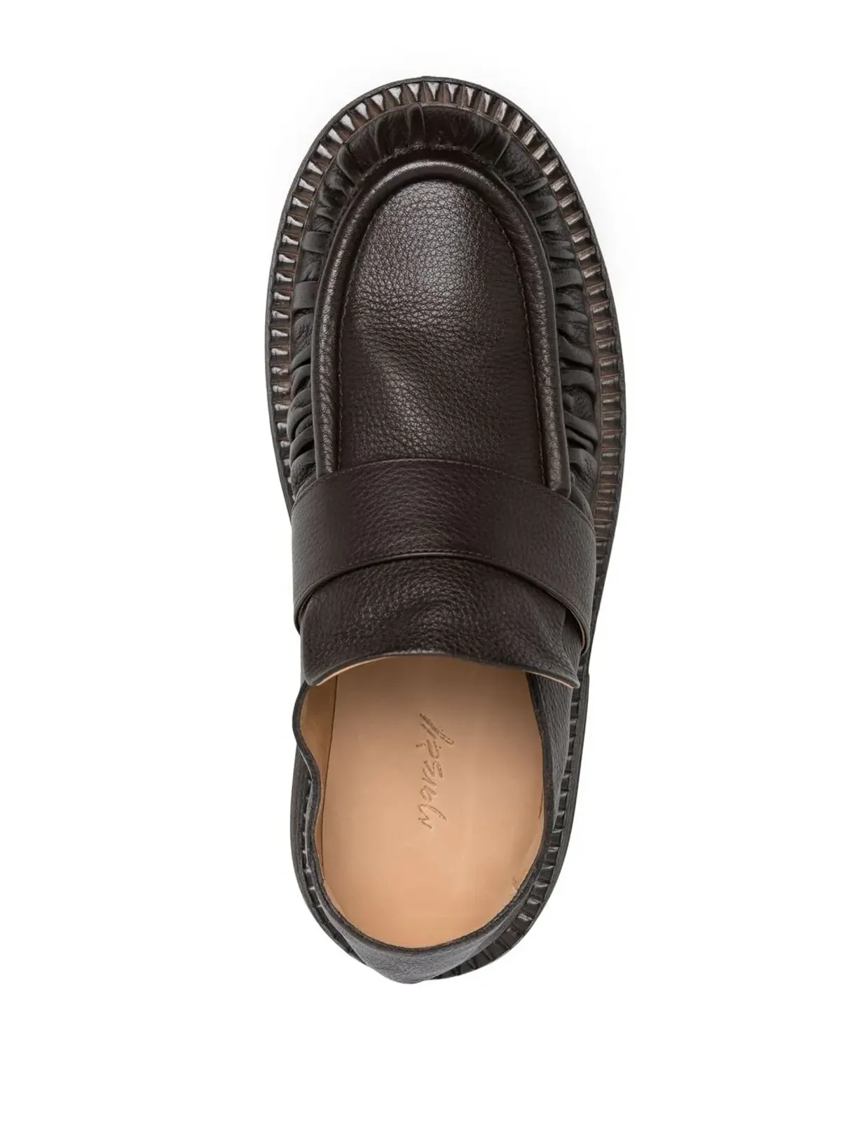 Marsèll Alluce Estiva leather loafers - Brown - 画像4