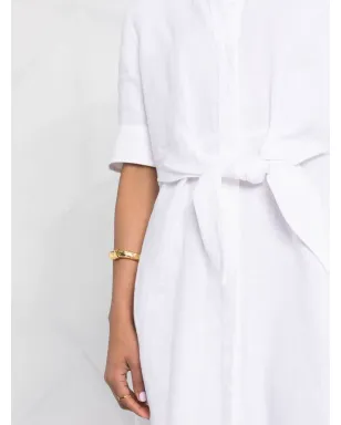Lauren Ralph Lauren Wakana crop-sleeve shirt - White - サムネイル3