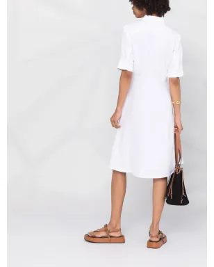 Lauren Ralph Lauren Wakana crop-sleeve shirt - White - サムネイル4