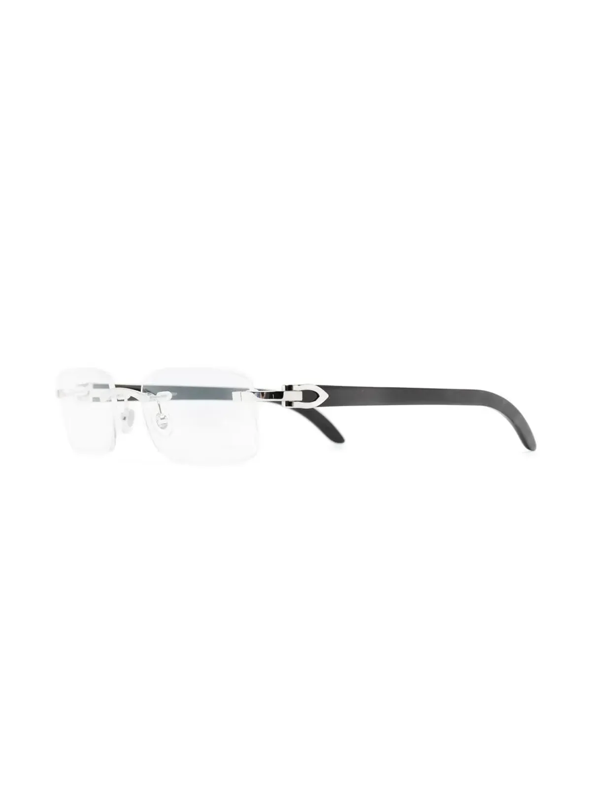 Cartier Eyewear C Décor リムレス眼鏡 - 画像2