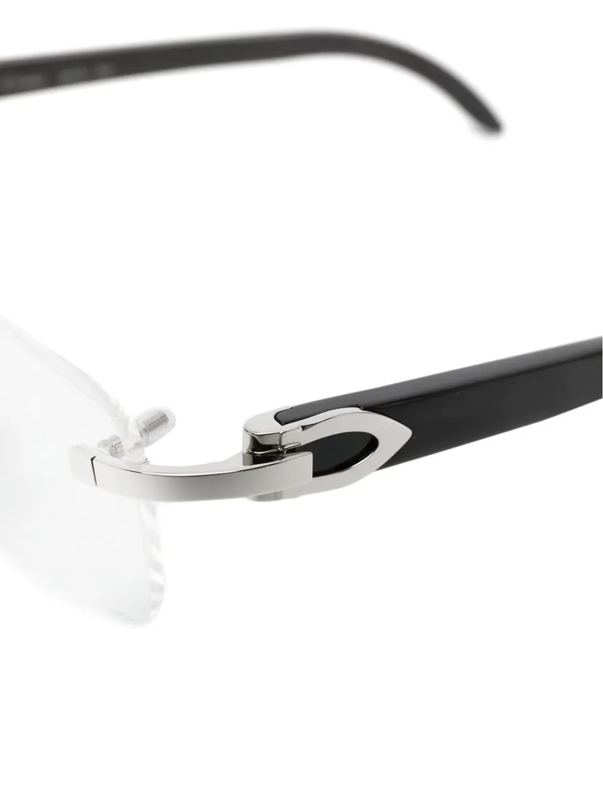 Cartier Eyewear C Décor リムレス眼鏡 - 画像3