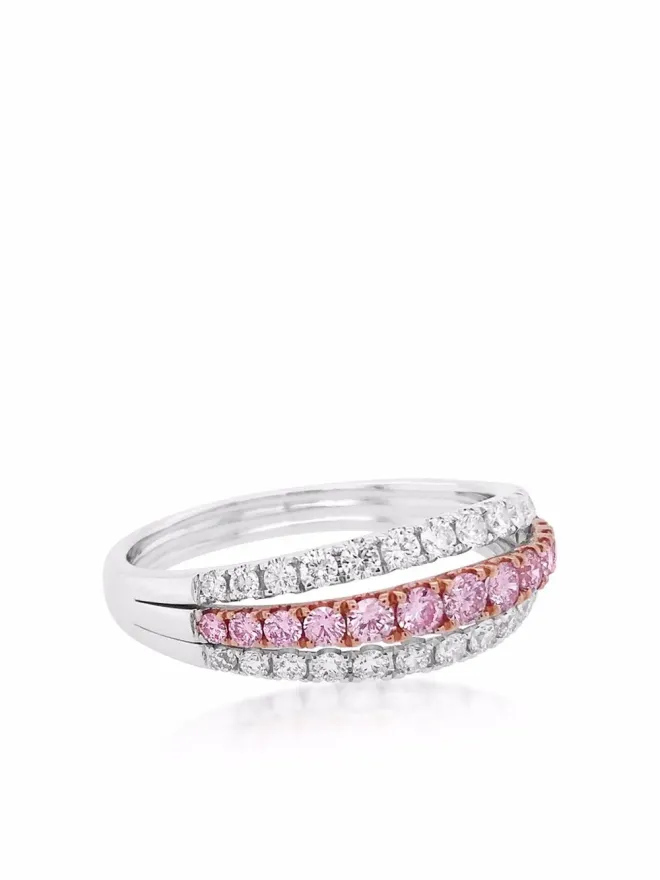 HYT Jewelry HYT Jewelry 18Kホワイトゴールド アーガイルピンクダイヤモンド リングの商品画像