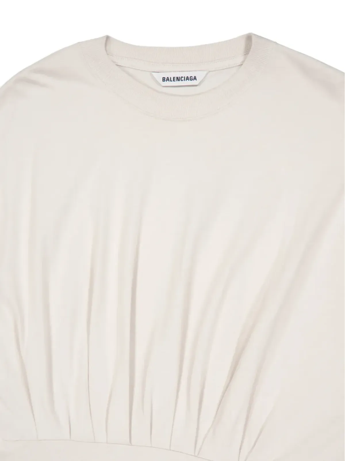 Balenciaga アシンメトリックヘム ミディドレス グレー - 画像4