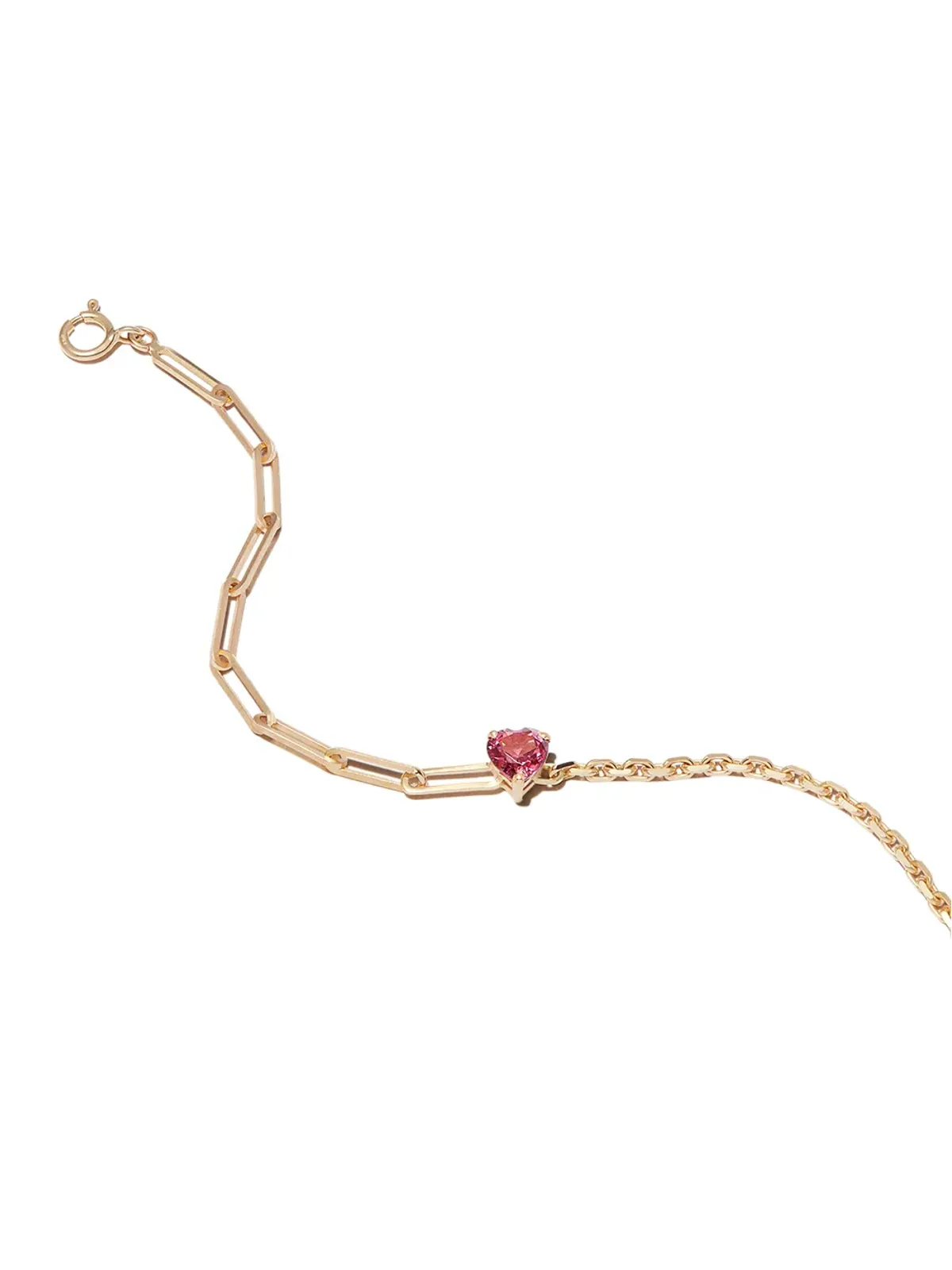 Yvonne Léon 18K イエローゴールド Maxi rhodolite ブレスレット - 画像2