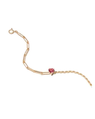 Yvonne Léon 18K イエローゴールド Maxi rhodolite ブレスレット - サムネイル2