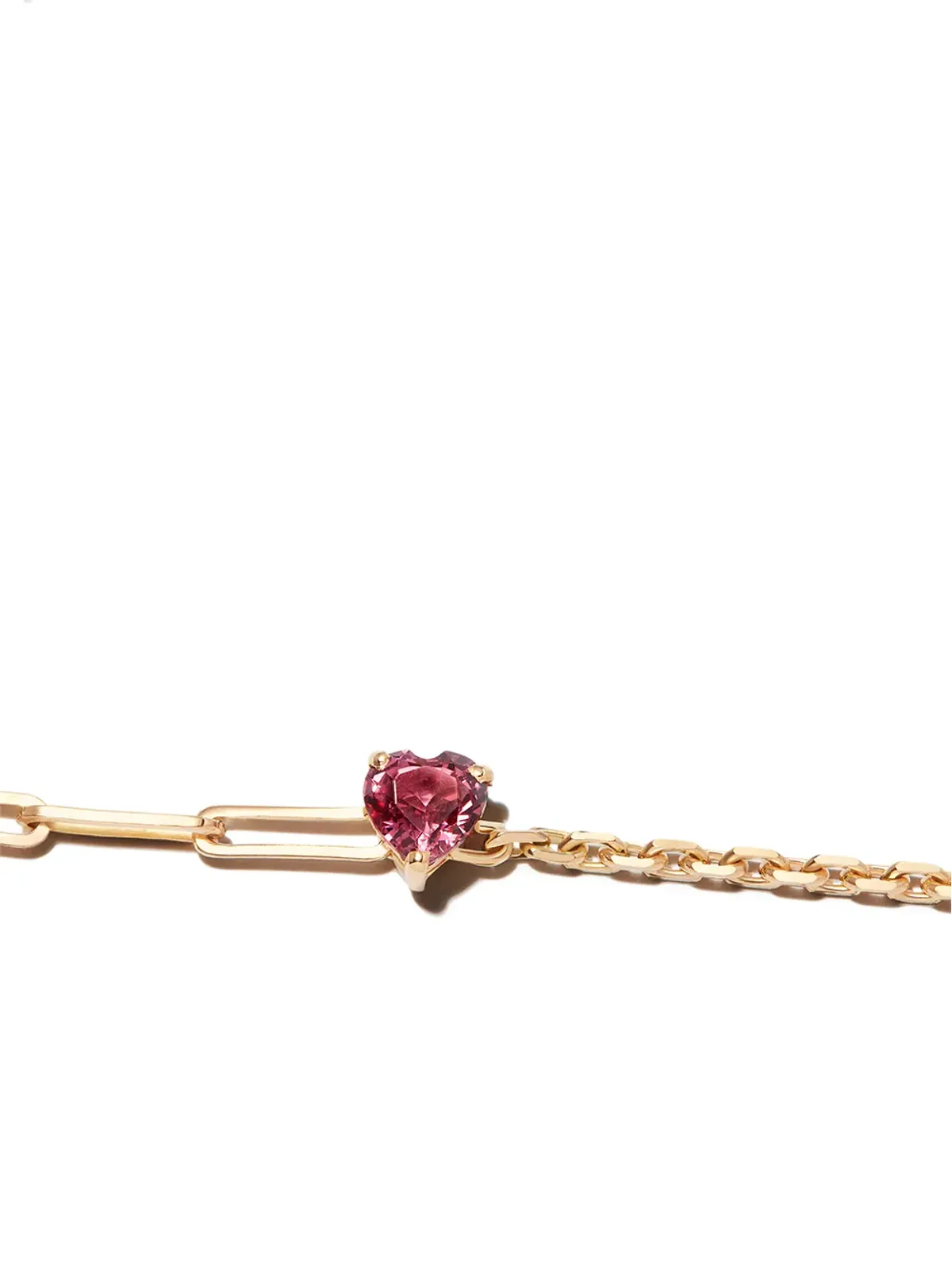Yvonne Léon 18K イエローゴールド Maxi rhodolite ブレスレット - 画像3