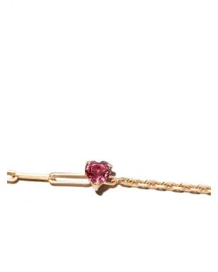 Yvonne Léon 18K イエローゴールド Maxi rhodolite ブレスレット - サムネイル3