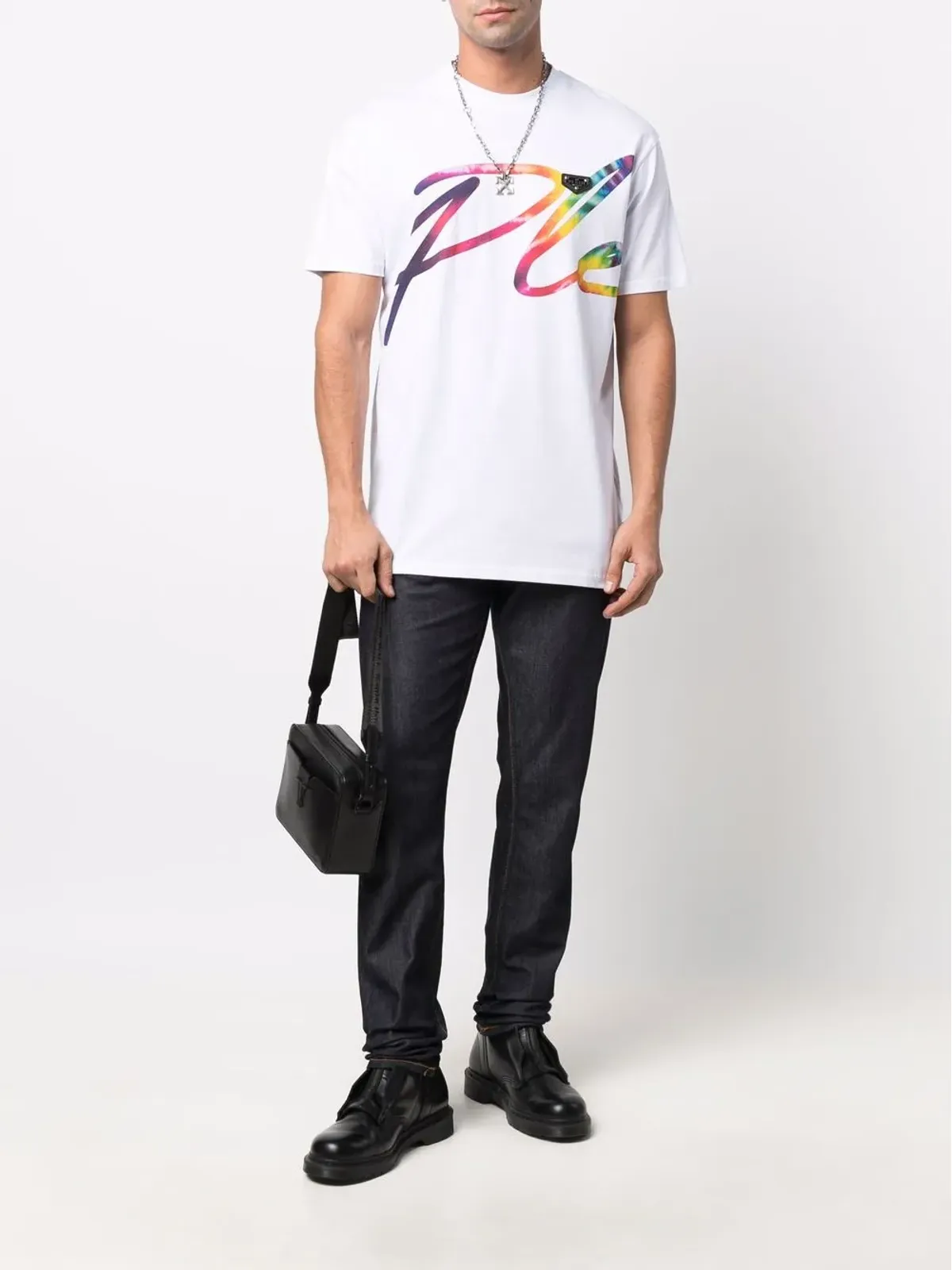 Philipp Plein シグネチャーロゴTシャツ - 画像2