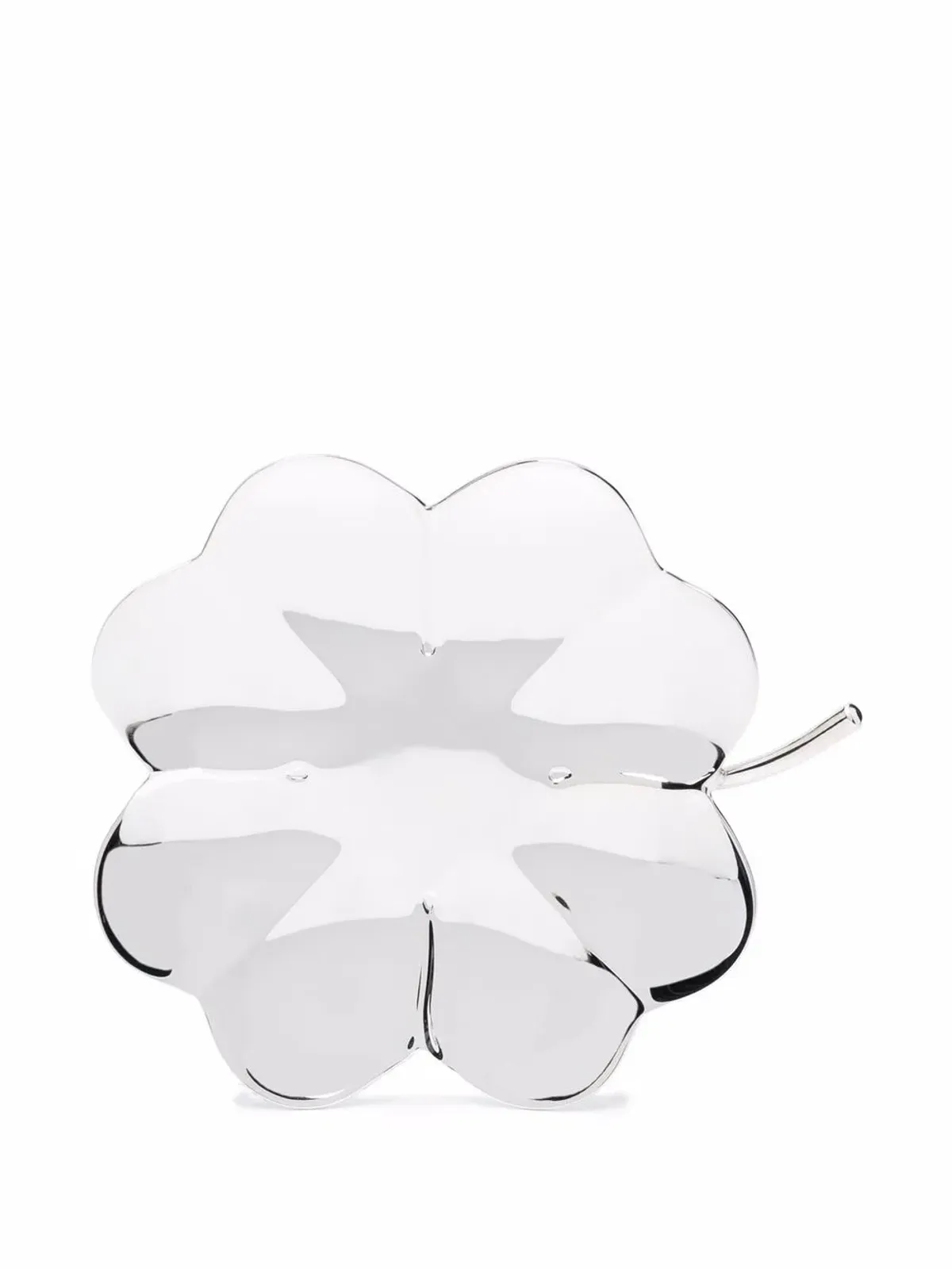 Christofle Trèfle 4 Feuilles clover bowl - Silver - 画像3