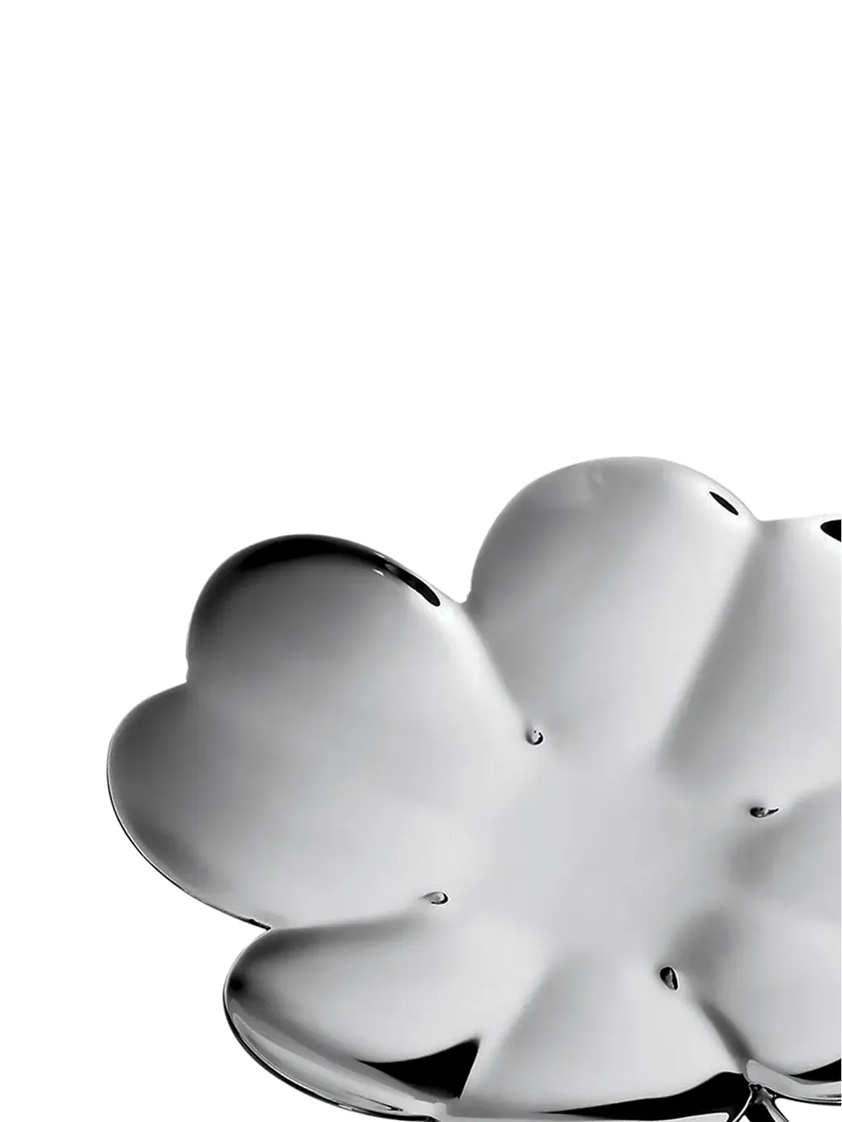 Christofle Trèfle 4 Feuilles clover bowl - Silver - 画像4