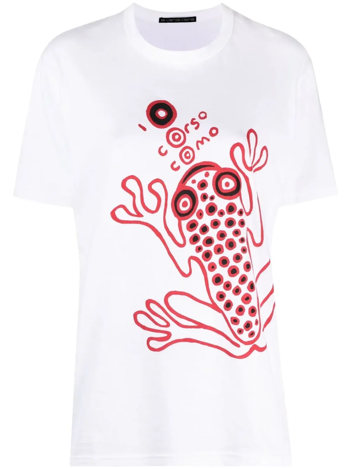 10 CORSO COMO フロッグプリント ロゴ Tシャツ - 画像1