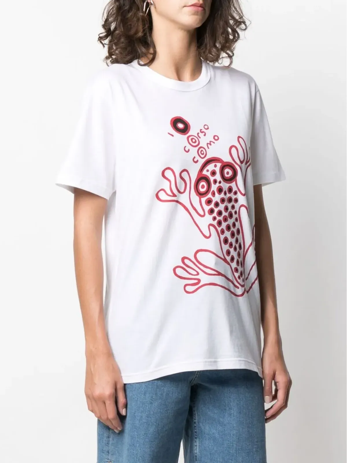 10 CORSO COMO フロッグプリント ロゴ Tシャツ - 画像3