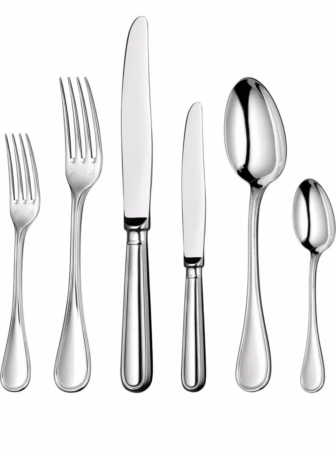 Christofle Christofle アルビ 36ピース・フラットウェアセット（6名分） - シルバーの商品画像