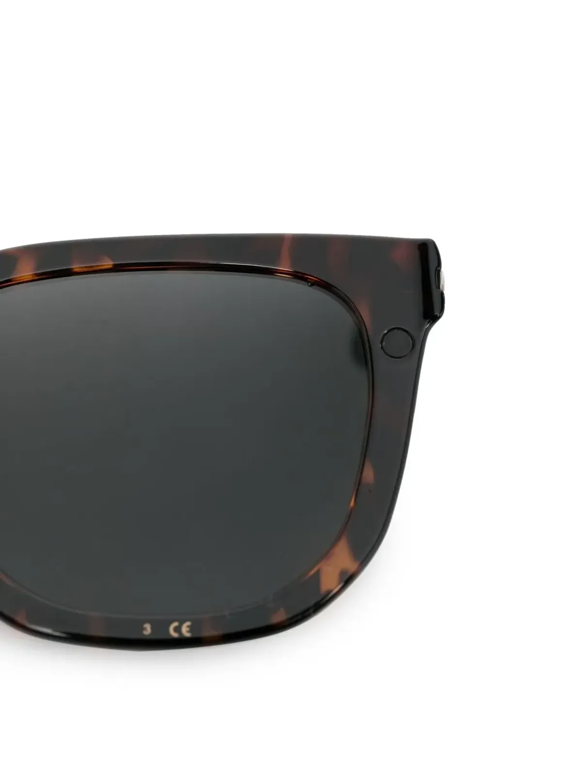 Eyewear by David Beckham べっ甲柄クリップオンレンズ眼鏡 - ブラウン - 画像3
