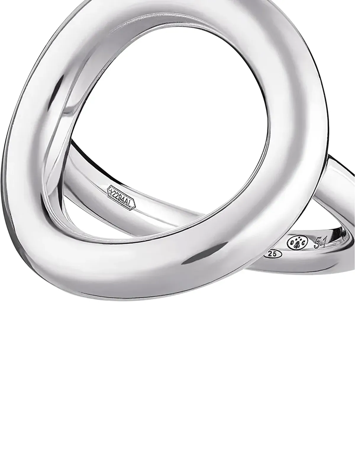 Christofle x Andrée Putman Idole ブリッジリング - Silver - 画像3