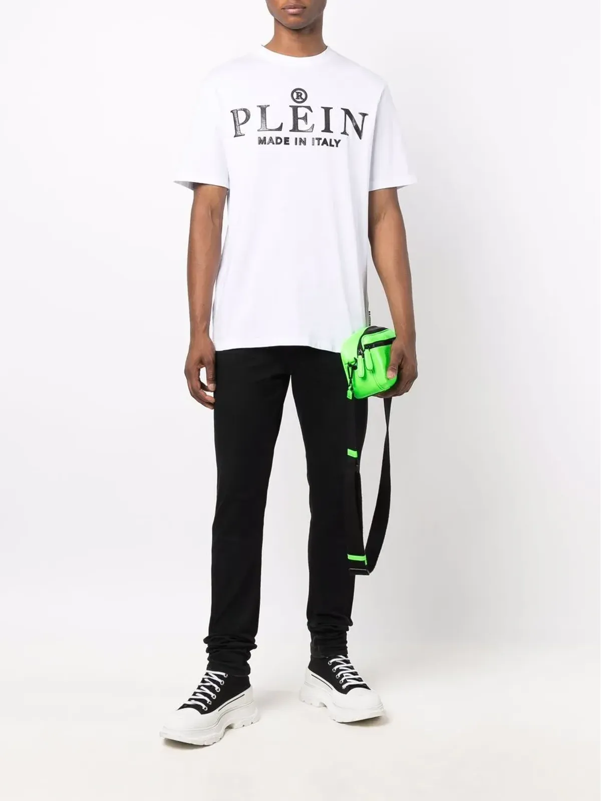 Philipp Plein Made in Italy ロゴプリント Tシャツ - White - 画像2