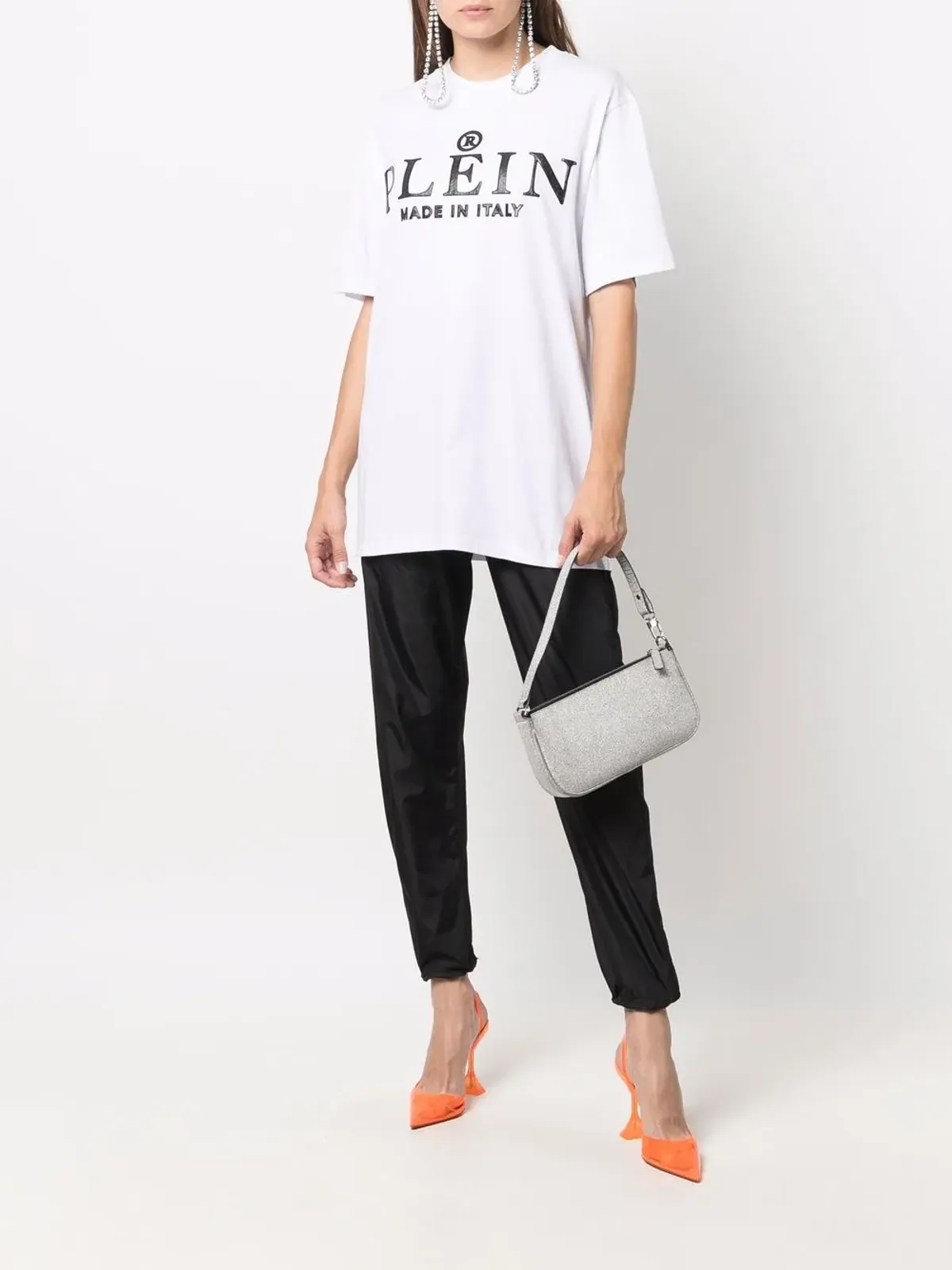 Philipp Plein Made in Italy ロゴプリント Tシャツ - White - 画像3
