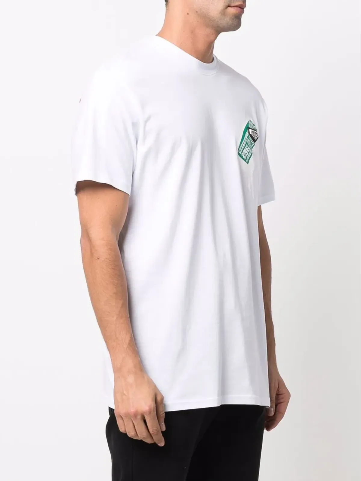 Philipp Plein チェック柄プリント ラウンドネック Tシャツ - ホワイト - 画像5