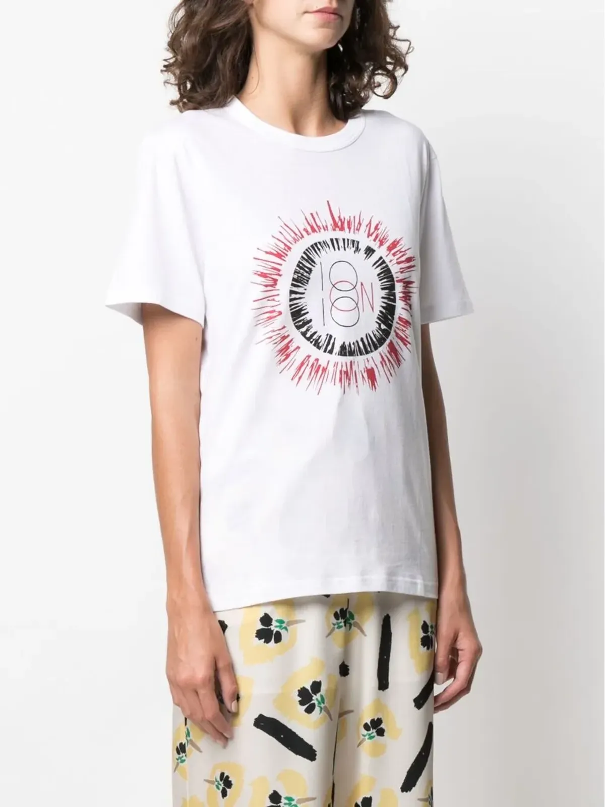 10 CORSO COMO サンロゴプリントTシャツ（ホワイト） - 画像3